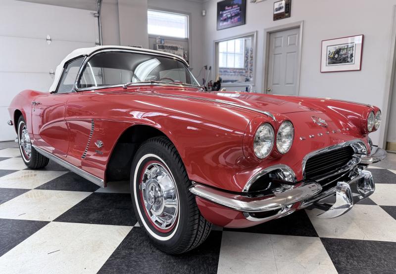 1962 Roman Red Chevy Corvette Convertible