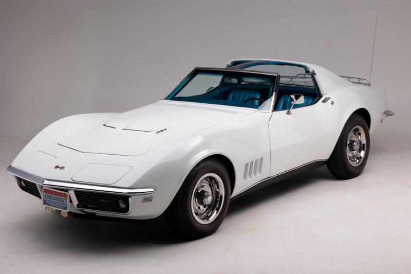 1968 Polar White Chevy Corvette Coupe
