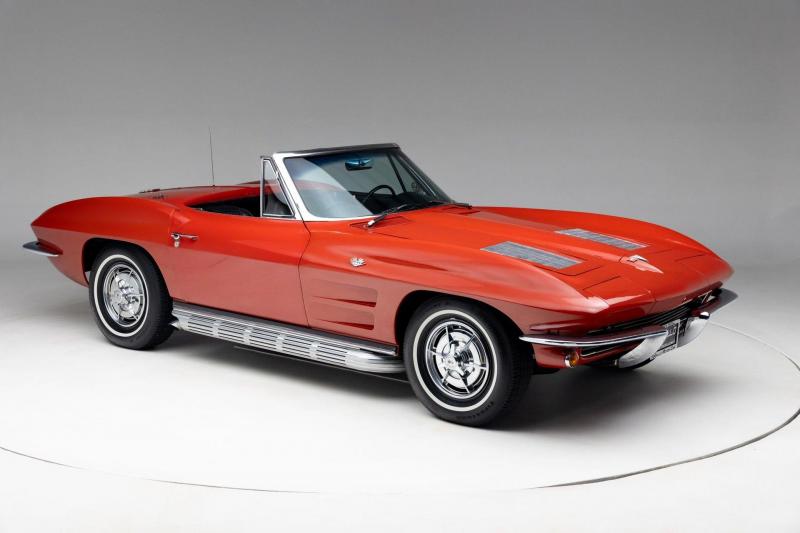 1963 Riverside Red Chevy Corvette Convertible