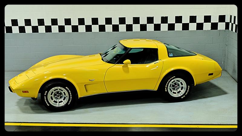 1979 Corvette Yellow Chevy Corvette T-Top