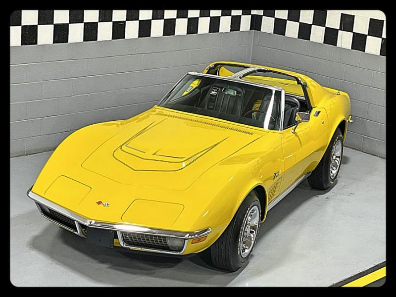1971 Sunflower Yellow Chevy Corvette Coupe