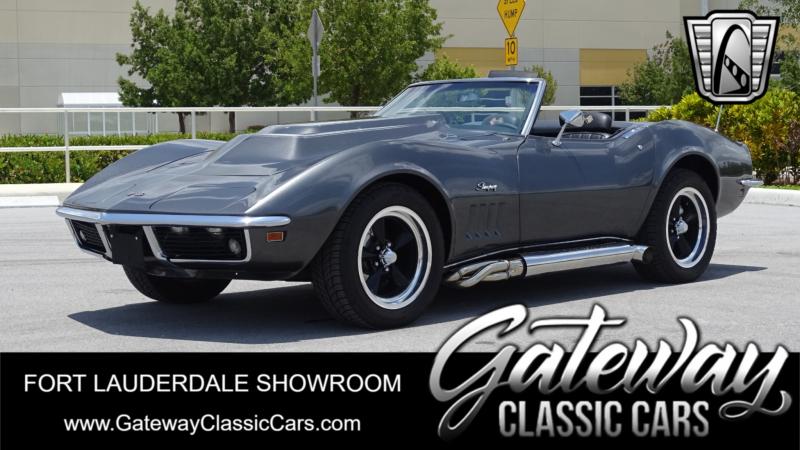 1969 Gray Chevy Corvette Convertible