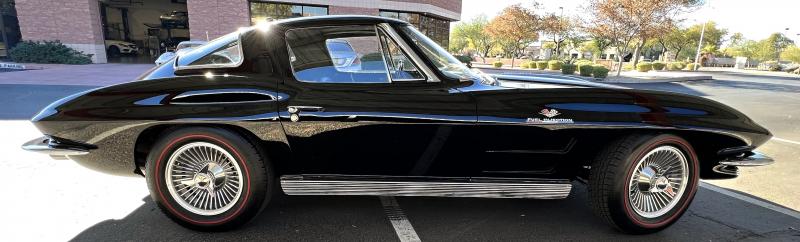 1963 Black Chevy Corvette Coupe