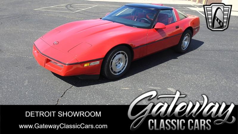 Red 1986 Corvette Coupe id:90861