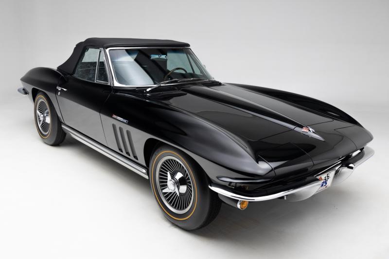 1965 Tuxedo Black Chevy Corvette Convertible