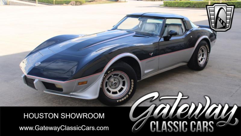 Black/Gray 1978 Corvette T-Top id:91083