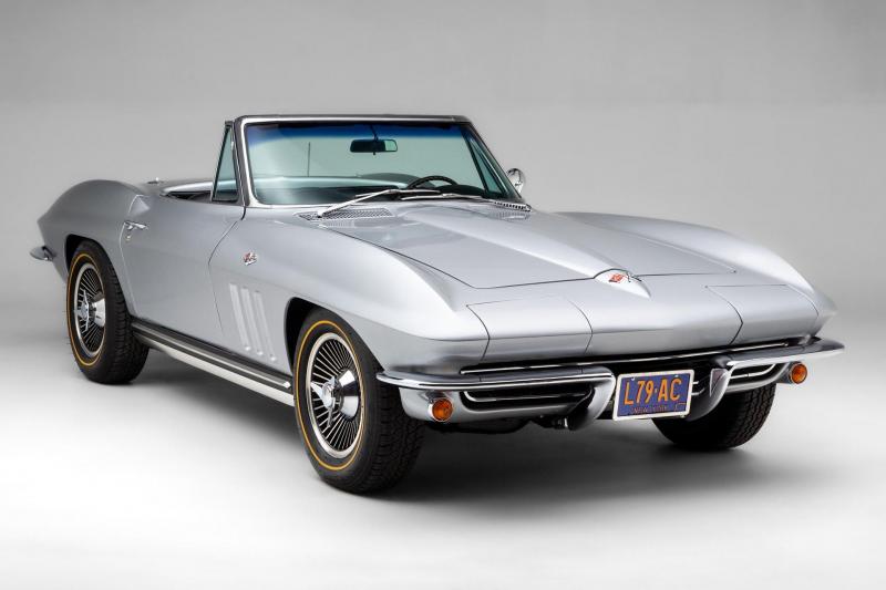 1965 Silver Pearl Chevy Corvette Convertible