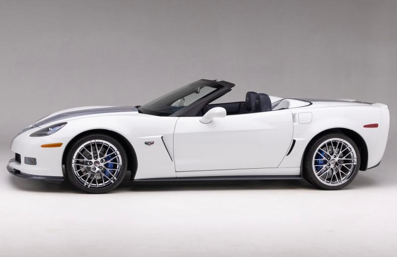 2013 Arctic White Chevy Corvette Convertible
