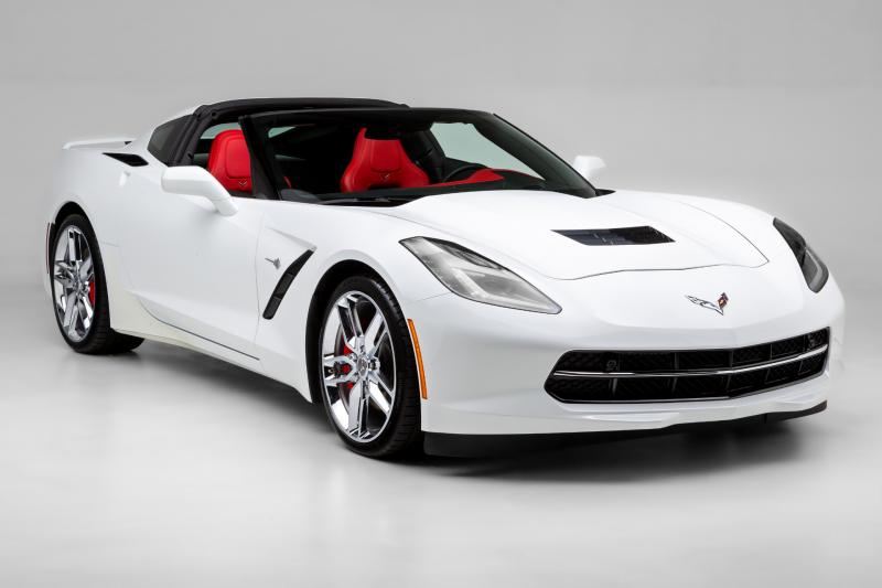 2018 Chevy Corvette Coupe For Sale 2018 Stingray White/ Red 16K Miles