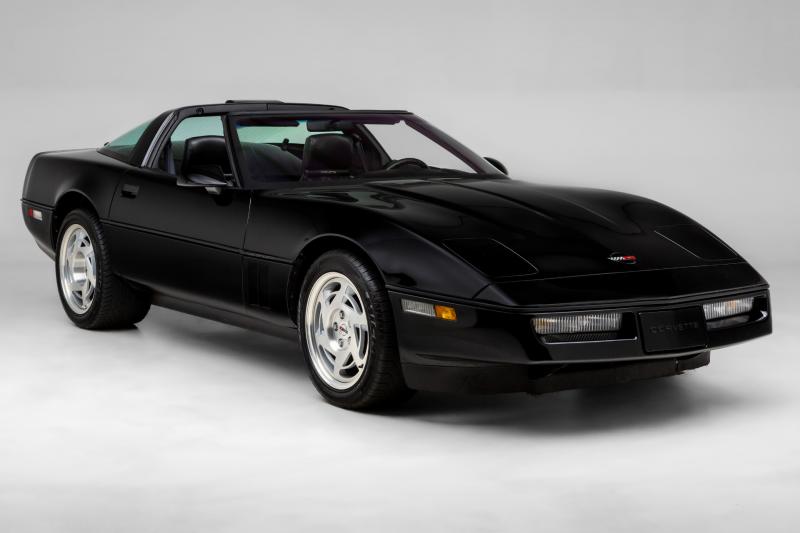 1990 Black Chevy Corvette Coupe