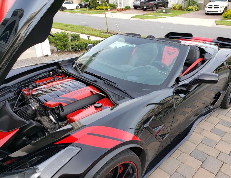 Rare Grand Sport Convertible 3LT 2017 Chevy Corvette Convertible For Sale
