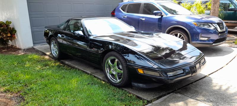 Black 1992 Corvette Coupe id:91013