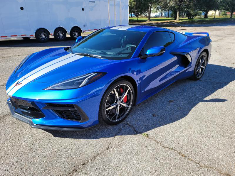 2021 Elkhart blue Chevy Corvette Coupe