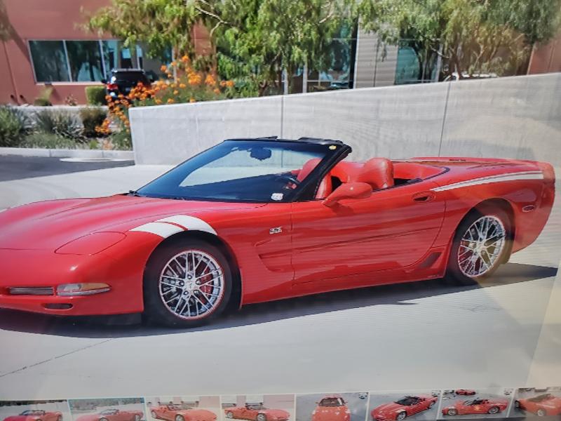 Torch Red 2000 Corvette Convertible id:89135