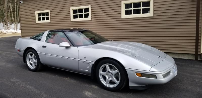 Silver 1996 Corvette Coupe id:91070
