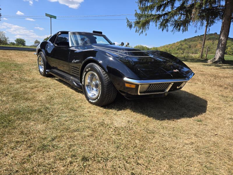 1972 Black Chevy Corvette T-Top