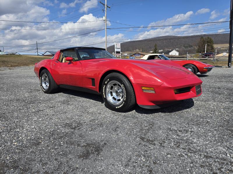 1981 Red Chevy Corvette T-Top
