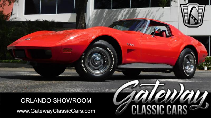 1974 Red Chevy Corvette T-Top
