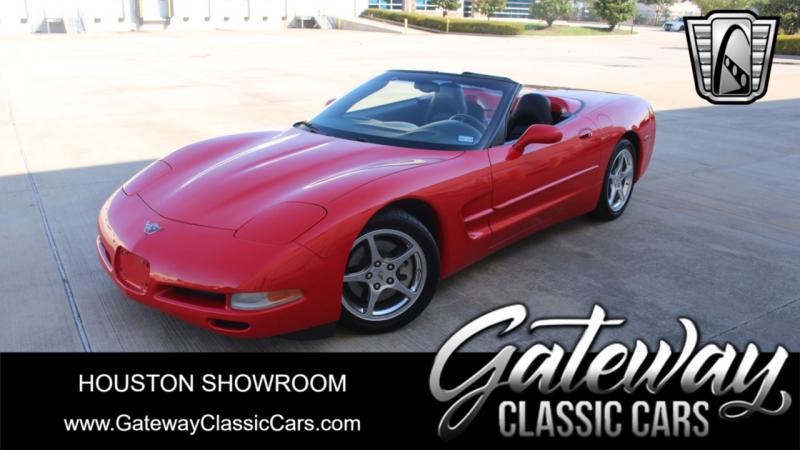 2003 Red Chevy Corvette Convertible