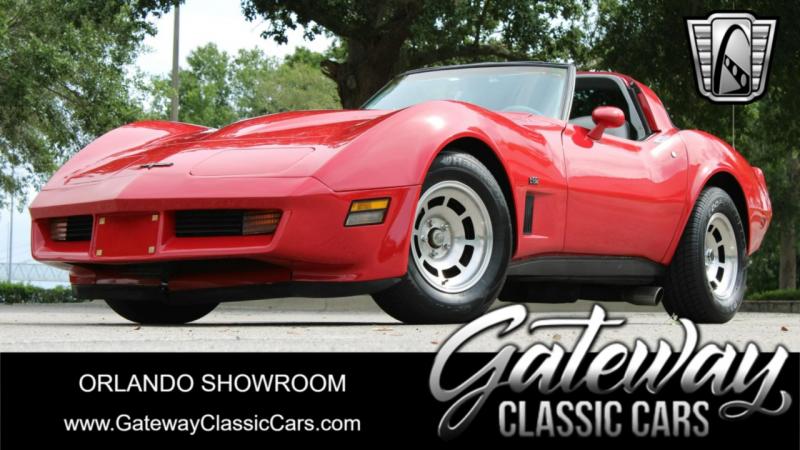 1981 Red Chevy Corvette T-Top
