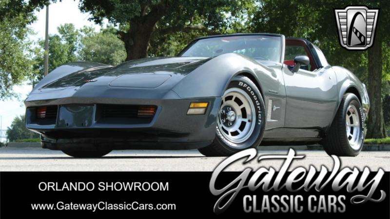 1982 Gunmetal Gray Chevy Corvette T-Top