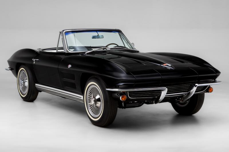 1964 Tuxedo Black Chevy Corvette Convertible