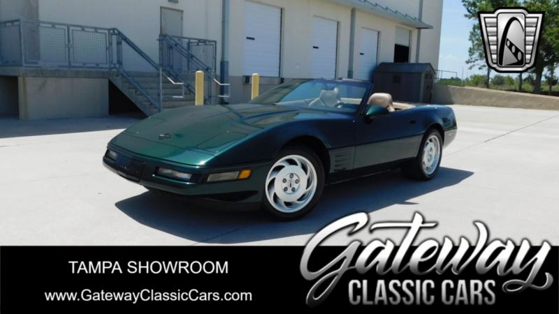 1994 Polo Green Chevy Corvette Convertible