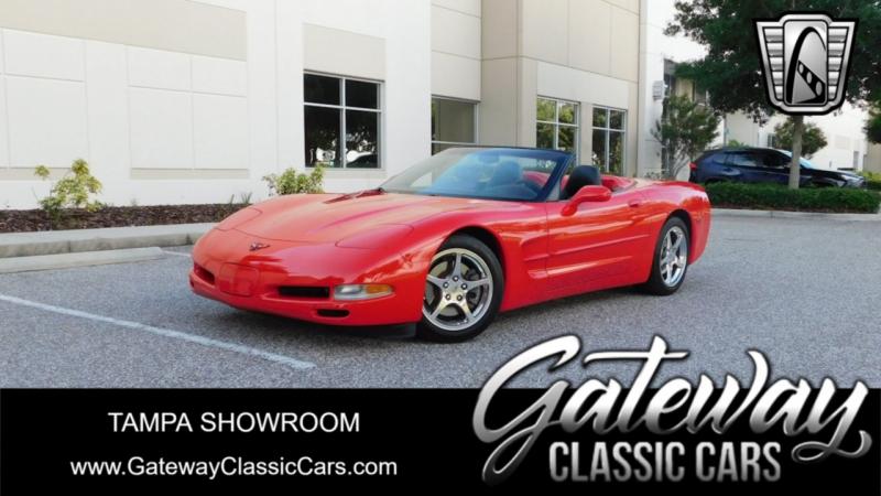 2004 Red Chevy Corvette Convertible