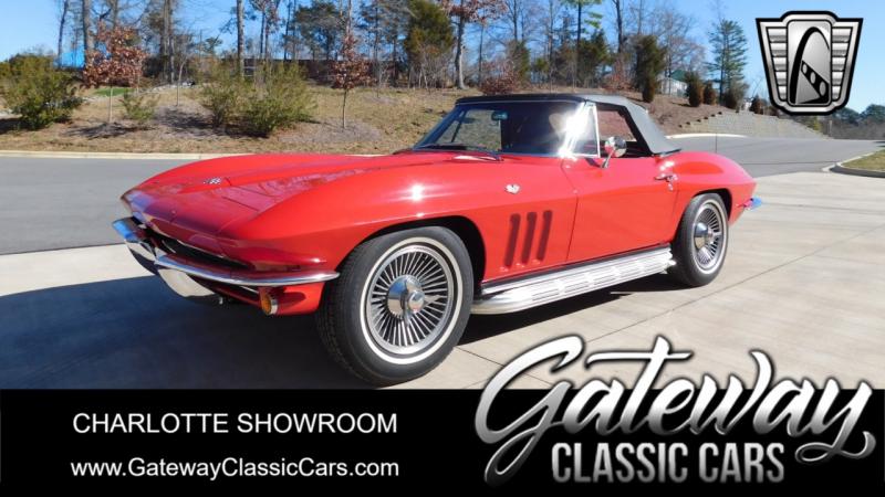 RED 1965 Corvette Convertible id:90977