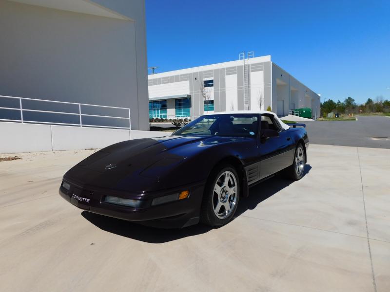 1993 Black Rose Metallic Chevy Corvette Convertible