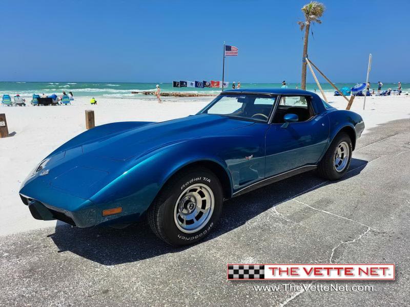 Blue  1978 Corvette T-Top id:91027