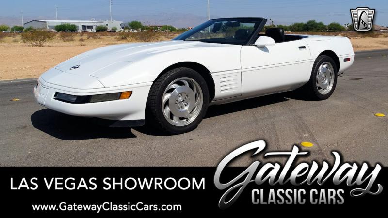 White 1992 Corvette Convertible id:86429