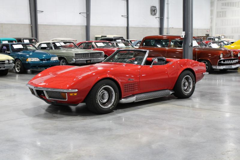 1972 Red Chevy Corvette Convertible