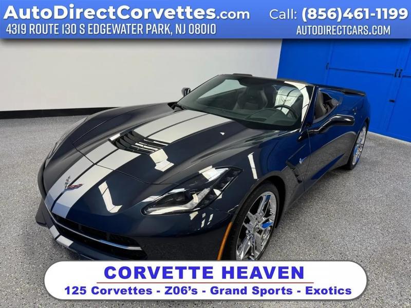 2014 Night Race Blue Chevy Corvette Convertible