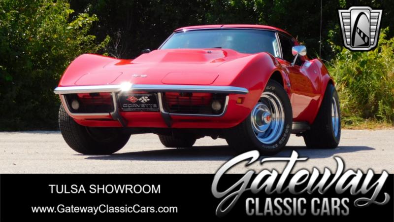 1969 Red Chevy Corvette Coupe