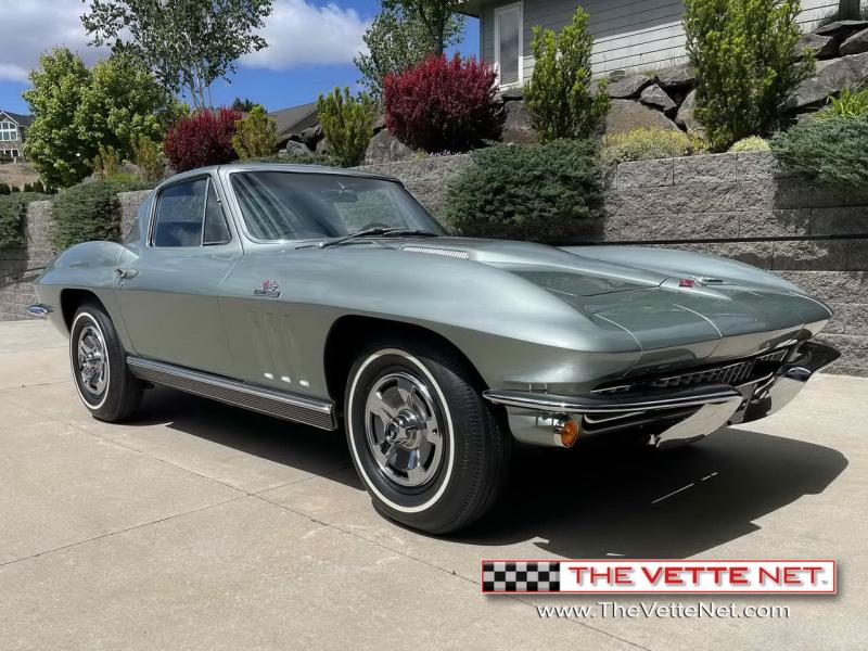 1966 Chevy Corvette Coupe For Sale 427/425 Mosport Green Coupe, off-frame 