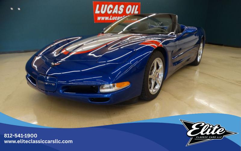 2002 Electron Blue Chevy Corvette Convertible