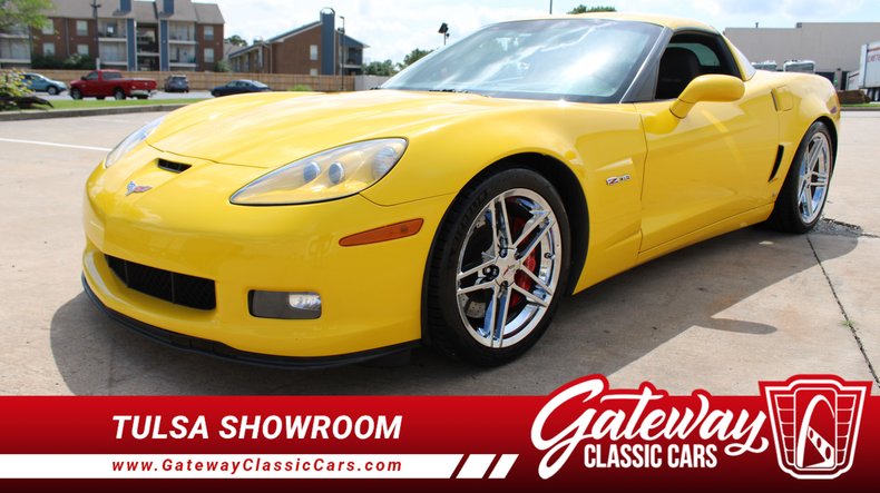 2007 Yellow Chevy Corvette Coupe