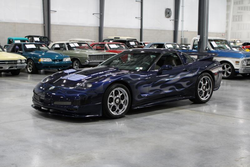 2000 Blue Chevy Corvette Coupe