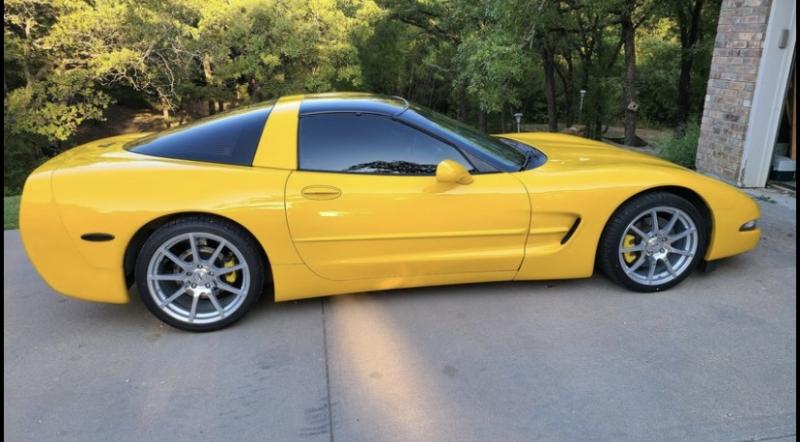 Millennium Yellow 2002 Corvette T-Top id:86988