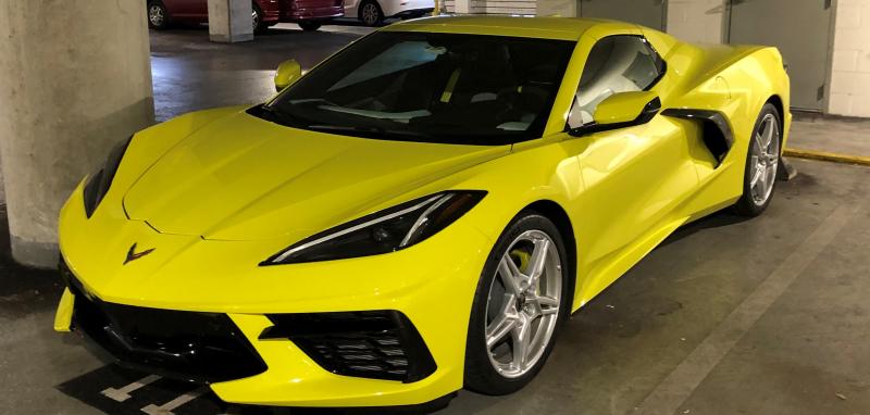2022 Accelerate Yellow Me Chevy Corvette Convertible