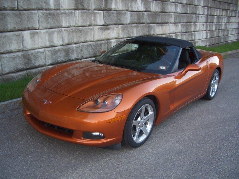 2007 Atomic Orange Chevy Corvette Convertible