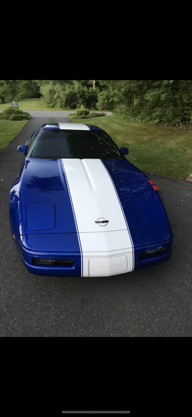 Admiral blue 1996 Corvette T-Top id:87697
