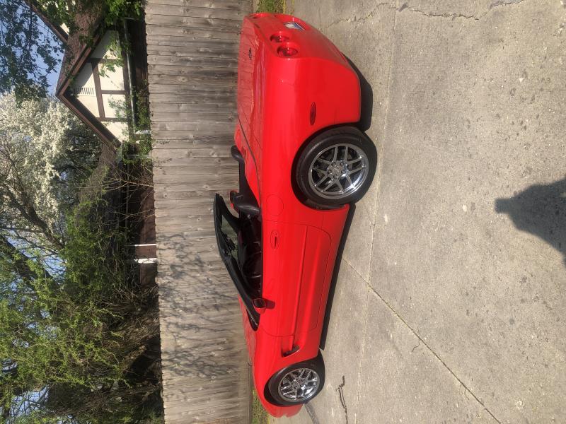 Red/ Black top 2002 Corvette Convertible id:88017