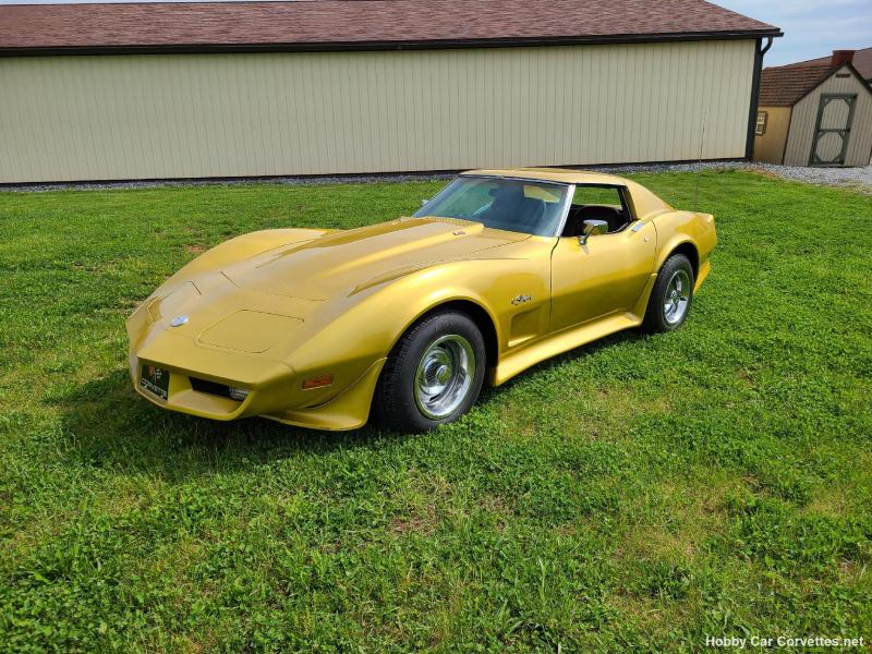 Gold 1976 Corvette T-Top id:88085