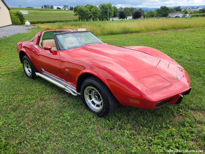 1979 Red Chevy Corvette T-Top