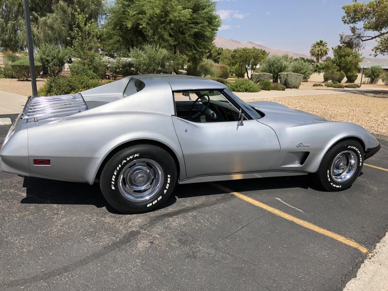Silver 1975 Corvette T-Top id:89274