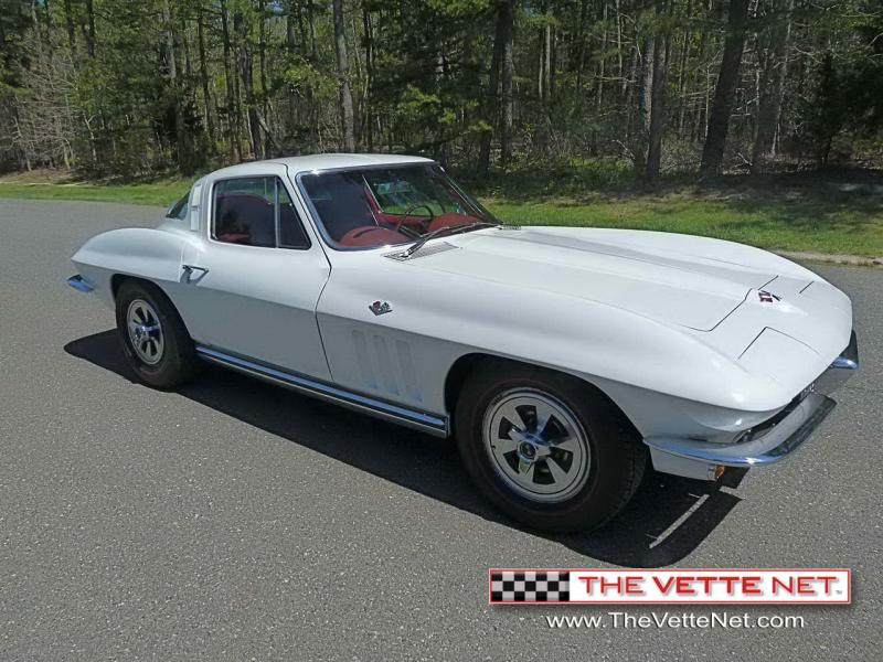 1965 Ermine White Chevy Corvette Coupe