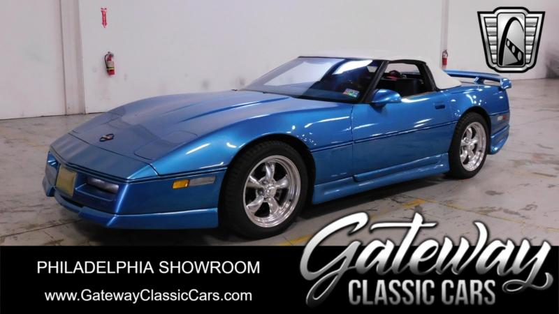 1988 BLUE Chevy Corvette Convertible
