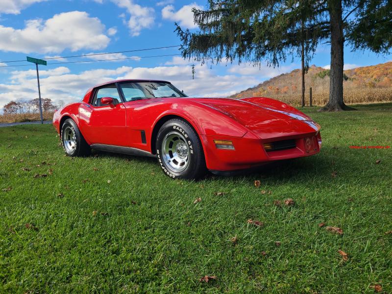 1980 Red Chevy Corvette T-Top